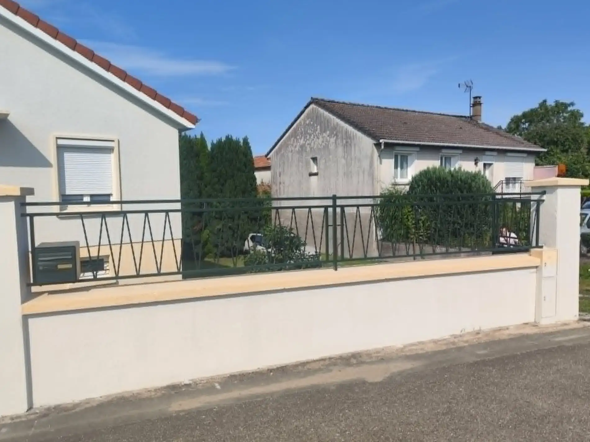 Façade après travaux de peinture extérieure