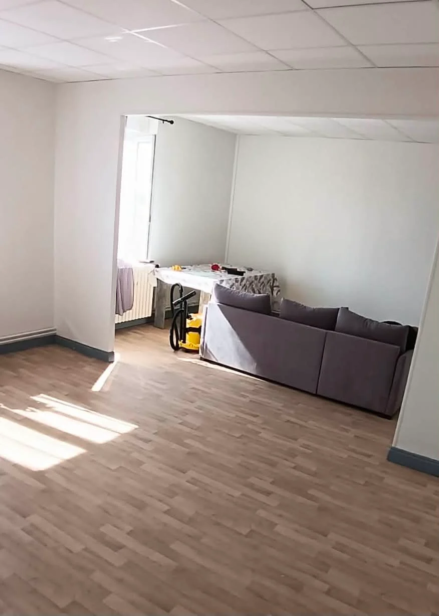 Nouveau plancher après les travaux